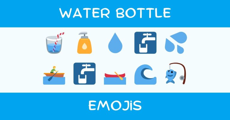 🚰 Water Bottle Emojis 🥤🧴💧, Combos, Examples | Copy and Paste